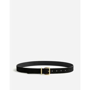 Madewell Black Suede Essential Belt S